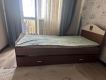 study table: Детская гарнитура, Для мальчика, ДСП, цвет - Коричневый — 6