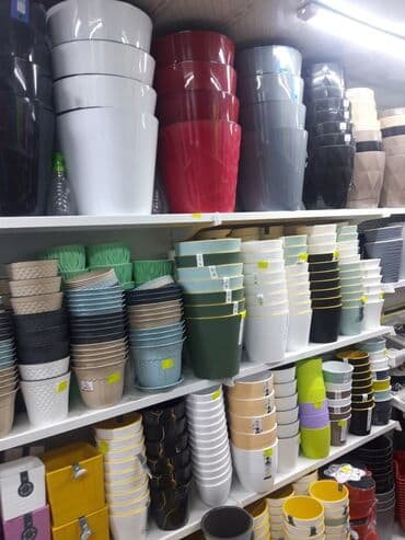 купить большой горшок для цветов: Кашпо — 10