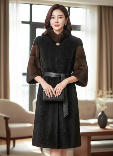 пальто 58 размер: Пальто каракуль,воротник и рукава норка.Размер 48 наш.Сост отл — 1