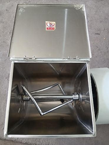 Хлебопекарное оборудование: Промышленный тестомес/смеситель для фарша и начинок - Горизонтальный — 1