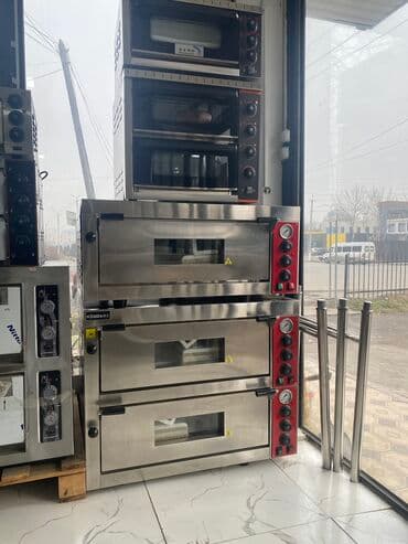 сдаю кафе на иссык куле: Печь для пиццы Внутренние размеры Напряжения 220/380 66*66. 2-ярус — 5
