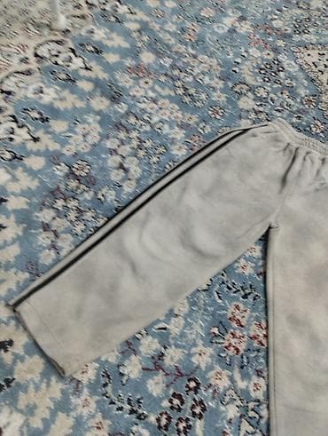 флисовые штаны: Серые спортивные брюки с лампасами - Цвет: светло‑серый с — 2