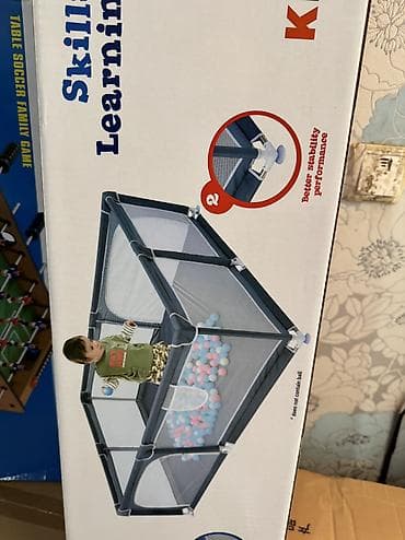 lego technic: Детский игровой манеж Happy Game Fence / IMBABY - Тип: разборный — 7