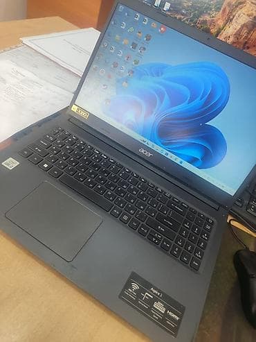Ноутбук Acer Офисный, Intel Core i3, ОЗУ, RAM: 8 ГБ, Acer Aspire