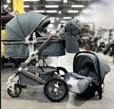 Универсальная коляска 3-в-1 с автолюлькой/автокреслом группы 0+ в at lalafo.kg Универсальная коляска 3-в-1 с автолюлькой/автокреслом группы 0+ в