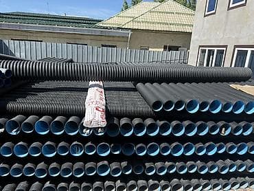 Канализация үчүн түтүк Магистралдык, Материалы: Полиэтилен (ПЭ) — 1