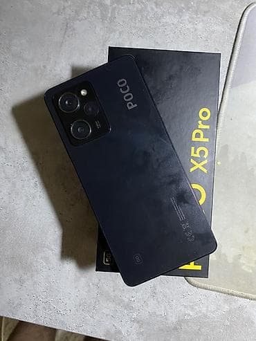 surface 4: Poco X5 Pro 5G, Б/у, 256 ГБ, цвет - Черный — 2