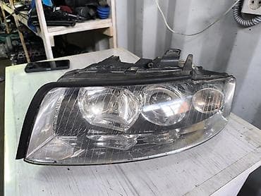 б6: Передняя левая фара Audi 2004 г., Б/у, Оригинал, Германия — 2