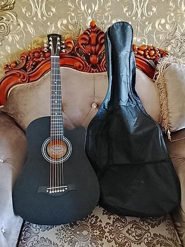 гитару акустика: Акустическая гитара 6-струнная с вырезом (тип корпуса dreadnought — 1