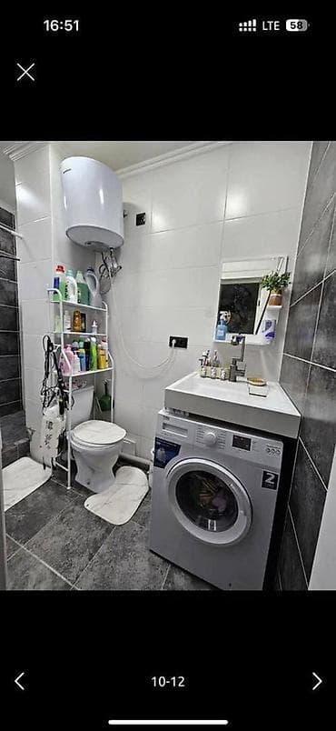 osh flat: 1 комната, 39 м², Пишпек Индивидуалка, 1 этаж, Евроремонт — 4