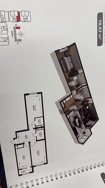 жк токио ск артвин: 2 комнаты, 78 м² — 1