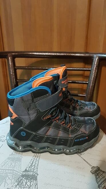 обувь женская большие размеры: Ботинки/ сапоги р34 оригинал!!! Skechers S-Lights Подсветка — 6
