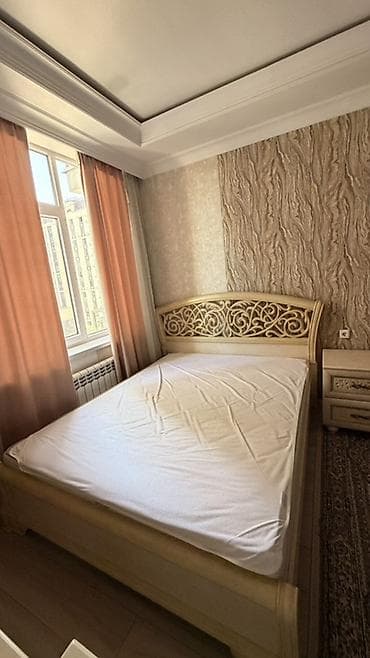 спальный гарнитур аида люкс: Спальный гарнитур, Б/у, Двуспальная кровать, Комод, Россия, Самовывоз, цвет - Бежевый — 2
