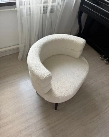 альянс мебель: Кресло акцентное в стиле модерн - Форма: полукруглая спинка — 1