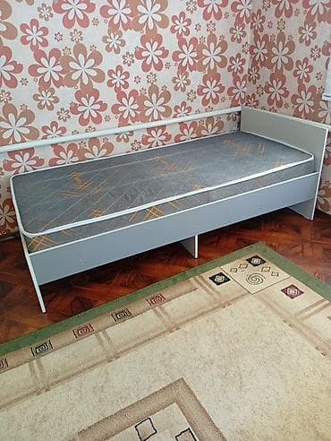 односпальные кровати для подростков: Односпальная кровать, С матрасом, длина - 195 см — 3