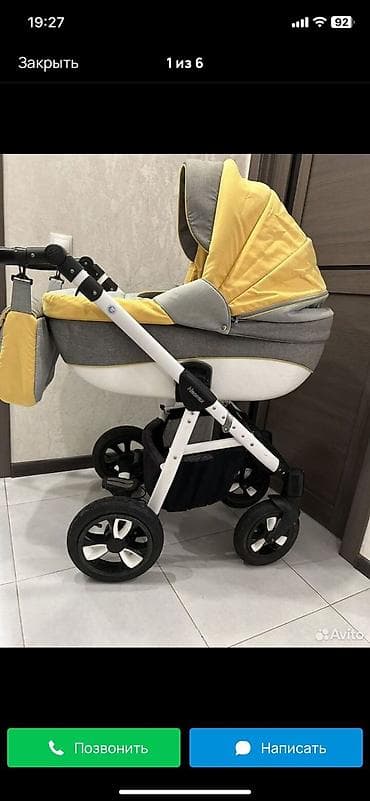 нуна коляска: Продам коляску, 2в1, супер проходимая, люлька просторная, почти до — 4