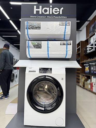 Бытовая техника: Стиральная машина Haier (фронтальная загрузка) - Современный дизайн с — 2