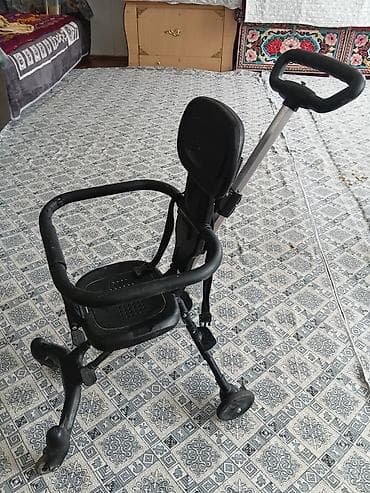 трёх колесный велик: Детское прогулочное велосипедное кресло-каталка (baby trike/buggy — 1