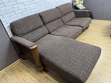 Офис эмереги: Бурчу бар диван, Жастыктар менен, Үч кишилик — 2