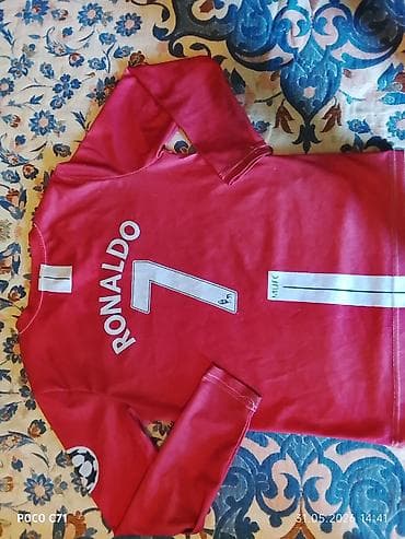 time try: Футбольная кофта/лонгслив Manchester United с длинным рукавом./Ronaldo — 2