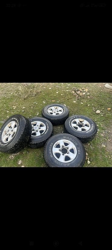 Колеса в сборе R 15, Всесезонная, Комплект, Внедорожные (АТ/МТ), Литые