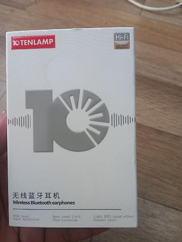 Аудиотехника: Беспроводные Bluetooth-наушники Tenlamp (Hi‑Fi Music) - Форм-фактор — 4