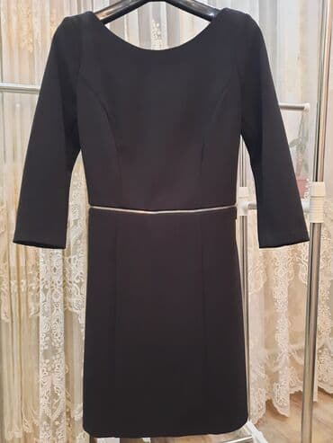 высокооплачиваемая работа для девушек бишкек: Повседневное платье, Осень-весна, Короткая модель, S — 1