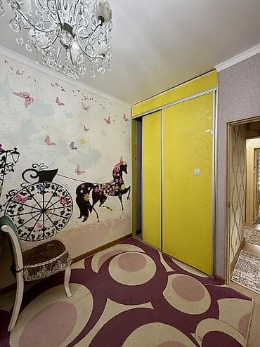 квартира в токмок: 3 комнаты, 66 м², 105 серия, 3 этаж, Евроремонт — 8