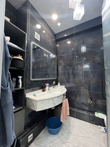 квартира бишкек 1 комнатная джал: 1 комната, 47 м², Элитка, 7 этаж, Дизайнерский ремонт — 6