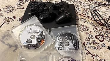 PS3 (Sony PlayStation 3): Игровая консоль Sony PlayStation 3 (Slim) с комплектом игр и двумя — 4