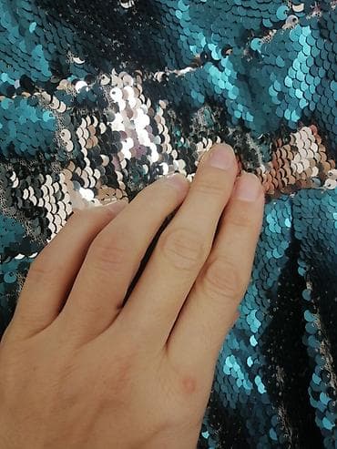 оптовая: Вечернее платье, Коктейльное, Короткая модель, С рукавами, Стразы, M — 3