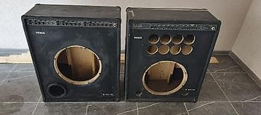 Две акустические стойки/комбо‑корпуса TESLA BASS K 100–115 (ретро)
