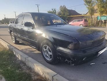 Унаа сатуу: Mitsubishi Galant: 1993 г., 3 л, Кол менен иштөөчү, Бензин, Седан — 3