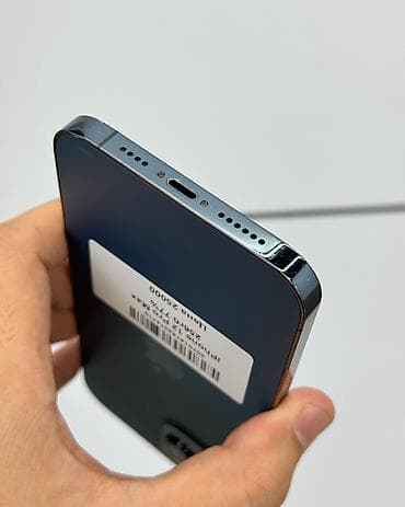 iphone se4: IPhone 12 Pro Max, Б/у, 256 ГБ, Pacific Blue, Защитное стекло, Чехол, В рассрочку, 77 % — 4