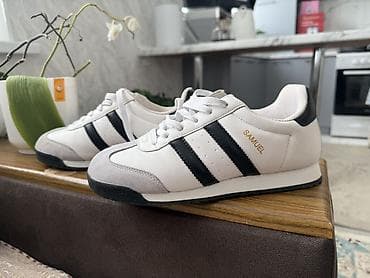 пиджак кожа: Мужские кроссовки, 39, Новый, цвет - Белый, Бесплатная доставка — 1