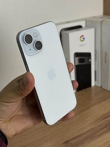 iphone 10: IPhone 15, Б/у, 256 ГБ, White Titanium, Чехол, Защитное стекло, Кабель, 90 % — 2