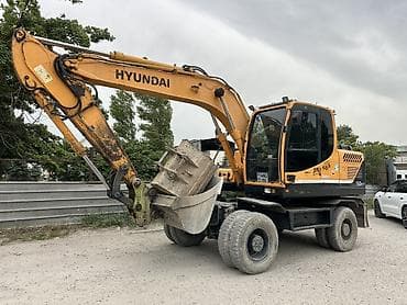 трактор экскаватор: Экскаватор, Hyundai, Колесный — 4