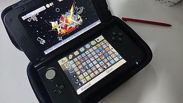 game console: 3DS LL (XL) японской ревизии, в переносном кейсе, с зашитным чехлом — 7