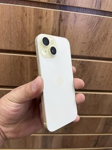 ipod mini: IPhone 15, 256 ГБ, Желтый, 85 % — 1