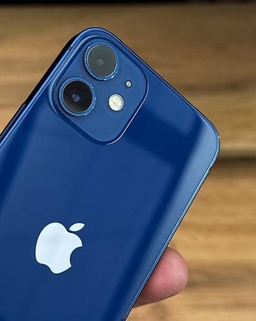 ayfon 12: IPhone 12 mini, Б/у, 128 ГБ, Синий, 96 % — 3