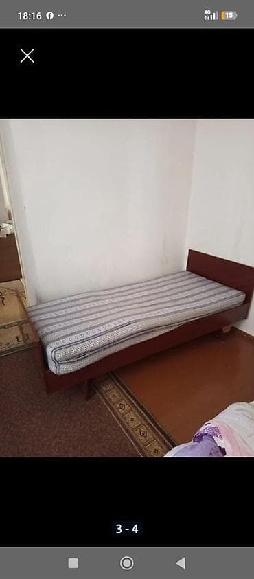 цена кровати полуторки: Односпальная кровать, С матрасом, длина - 200 см — 3