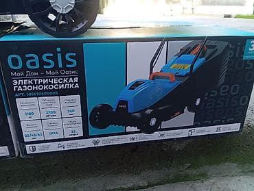 куплю косу: Газонокосилки электрические OASIS две модели 1100 ватт бак 35 литров — 7