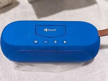 Портативная Bluetooth-колонка Kisonli (синяя) - Беспроводное