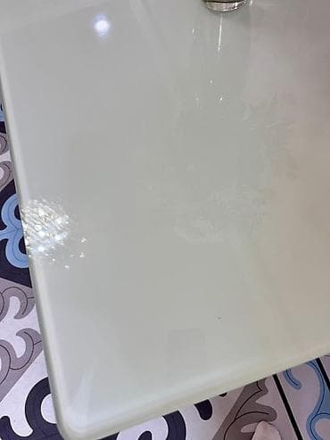 стеклянная кухонная мебель: Кухонный стол, Прямоугольный, Нераскладной — 2