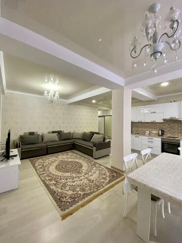 дом м: Квартира, 3x.кмн.возле пляжа ЦО Кыргызское взморье, Бостери, Детская площадка, Парковка, стоянка, Охраняемая территория — 1