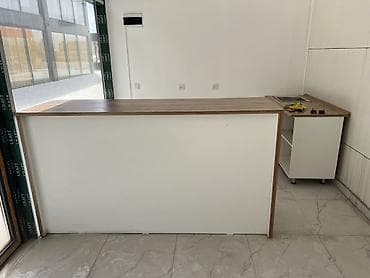 Соода жабдуулары: Стойка ресепшн/барная стойка с рабочей зоной - Прямая стойка с — 1