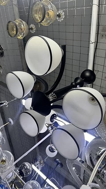 Люстры: Потолочная люстра в современном стиле - Конструкция: 6 плафонов на — 1