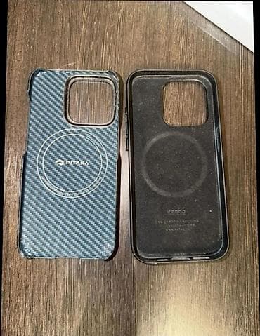 Два чехла для iPhone 15Pro с большим вырезом под блок камер. 1)