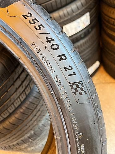 Унаа: Шиналар 255 / 40 / R 21, Жай, Колдонулган, Комплект, Франция, Michelin — 4