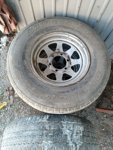 резина на бус: Куйма Дисктер R 15 Комплект, тешиктери - 6, Колдонулган — 1